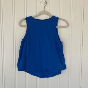 Blue Cropped Tank